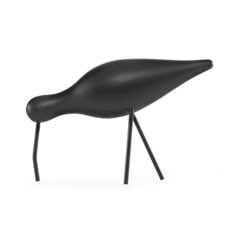 Kustvogel Large, Zwart/Oak van Normann Copenhagen | RoyalDesign