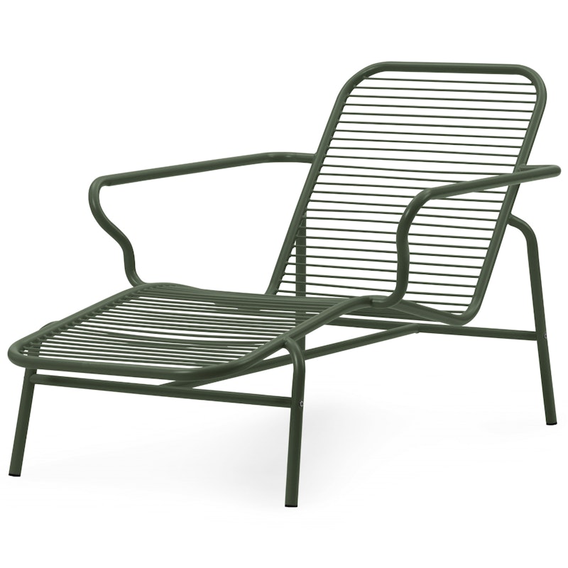 Vig Chaise Longue, Donkergroen