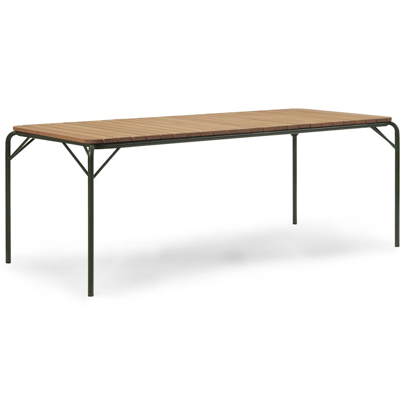 Vig Tafel 90x200 cm, Robinia / Donkergroen