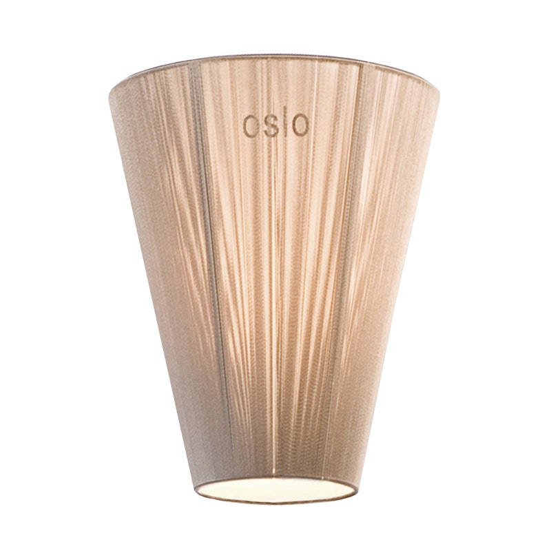 Oslo Wood Lampenkap, Beige