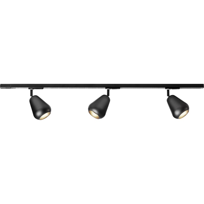 Anoli Spot Track 3 Spotlamp, Zwart