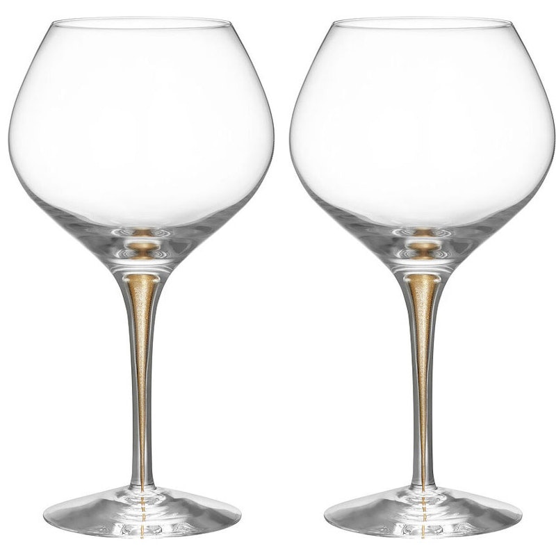 Intermezzo Wijnglas Bouquet Pak van 2 70 cl, Goud