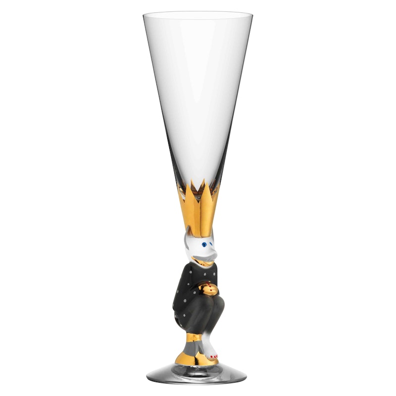 Nobel The Sparkling Devil Champagneglas 19 cl, Donkergrijs