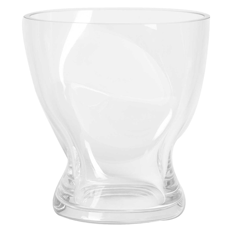 Squeeze Tulip Vase 18 cm, Clear