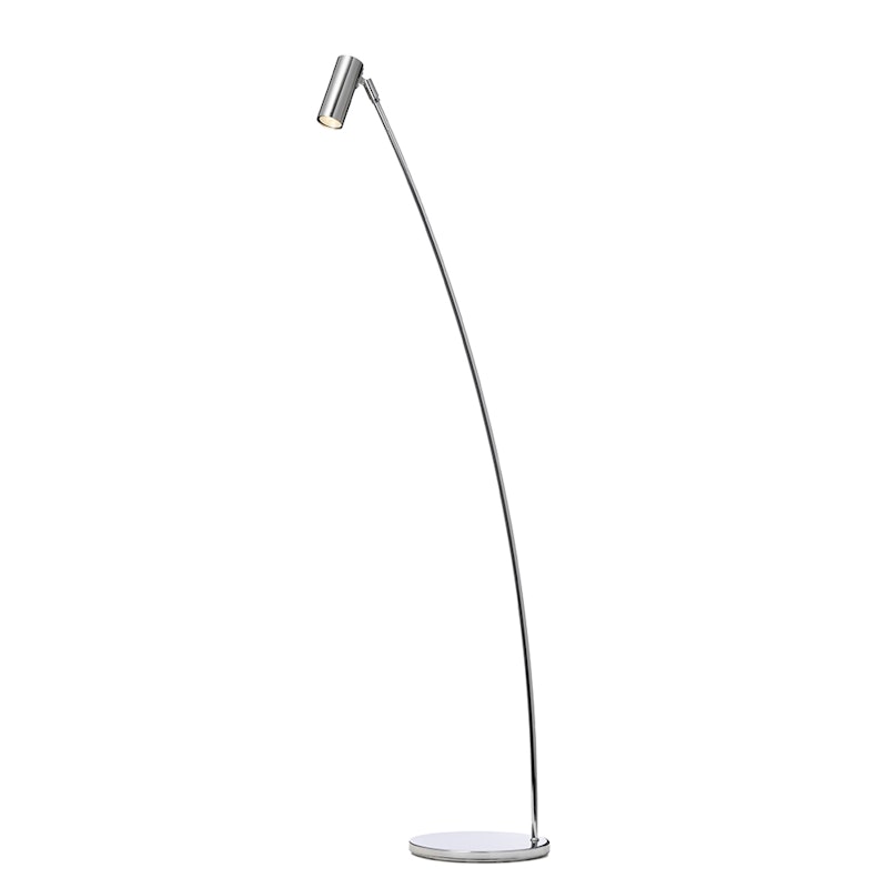 Puck Floor Lamp, Chrome