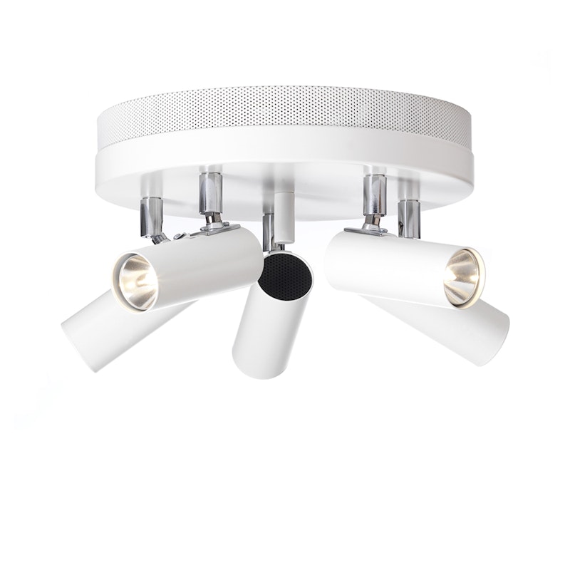 Puck 5 Ceiling Lamp, White