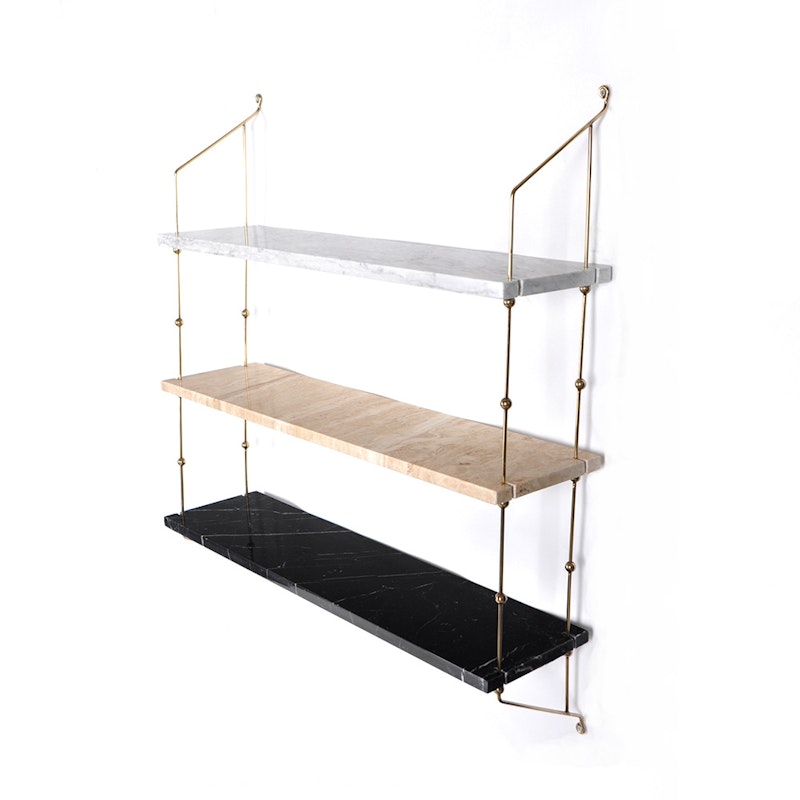 Morse Shelf, Mix/Brass