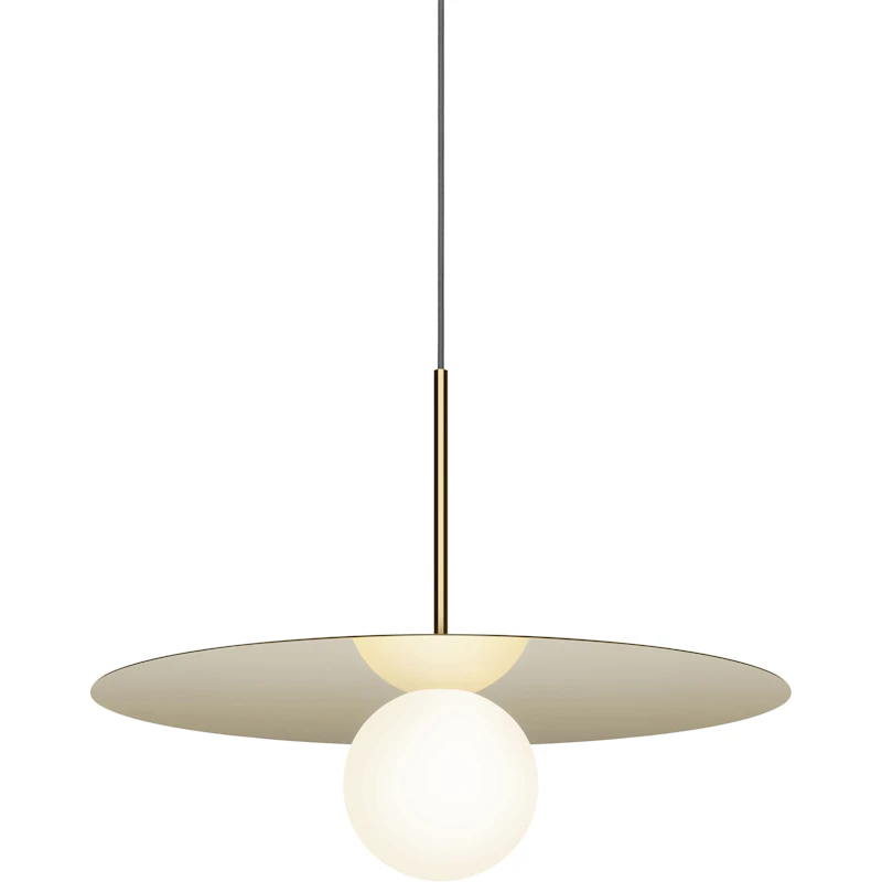 Bola Disc Hanglamp 45,7 cm, Messing