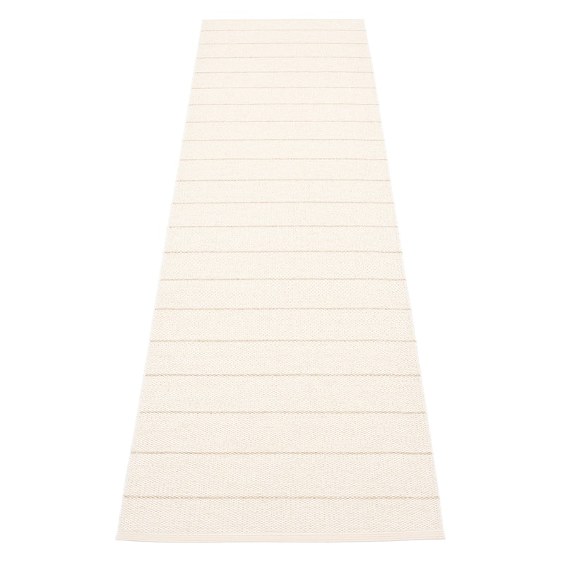 Carl Rug 70x270cm, Vanilla/White