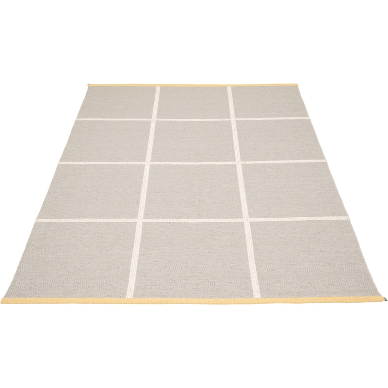Criss Plastic Mat Linen / Vanilla / Pale Yellow, 180x260 cm
