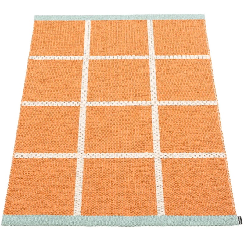 Criss Pop Plastic Mat 70x100 cm, Pale Orange / Vanilla / Pale Turquoise