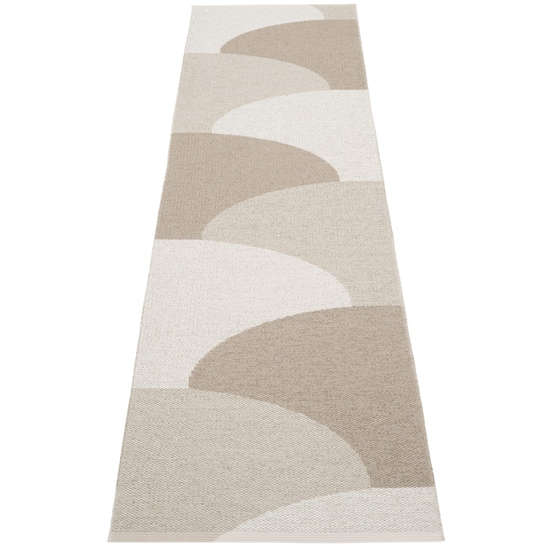 Hill Vloerkleed 70x270 cm, Dark Linen / Linen / Fossil Grey