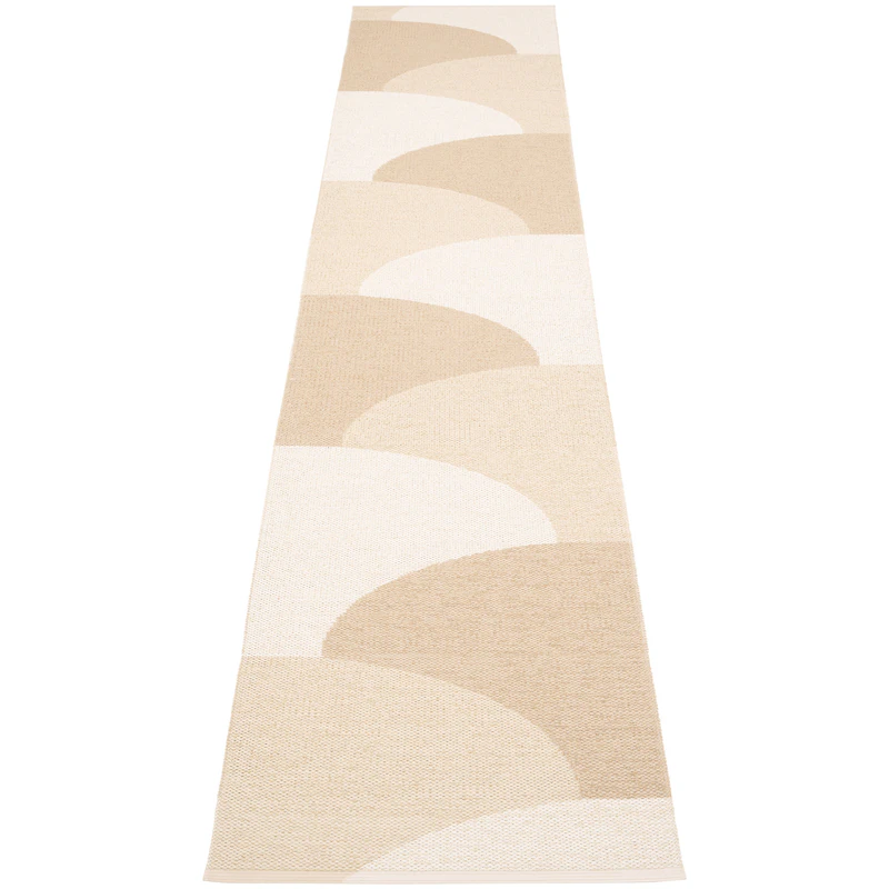 Hill Vloerkleed 70x360 cm, Vanilla / Beige / Cream