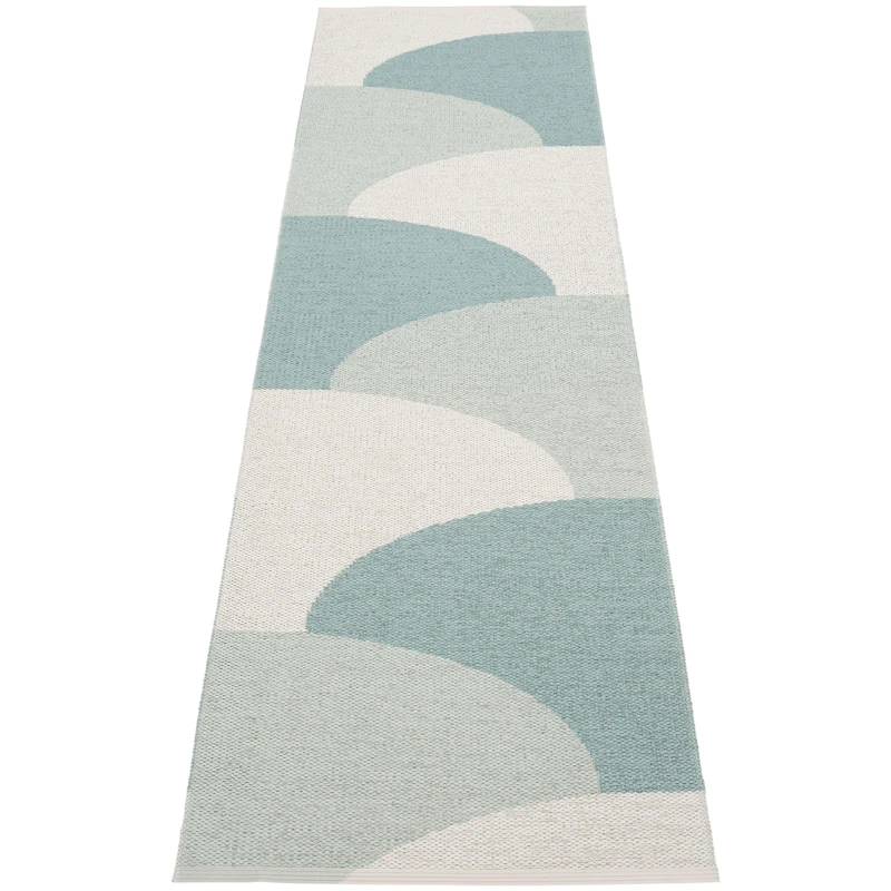 Hill Vloerkleed 70x270 cm, Haze / Sage / Fossil Grey