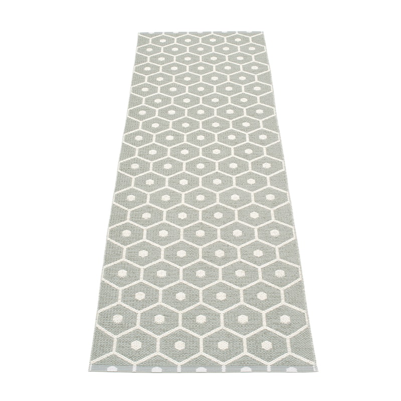 Honey Rug 70x350 cm, Warm Grey/Vanilla