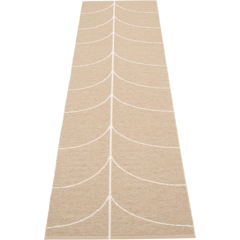 Leif Plastic Mat Light Nougat / Vanilla, 70x270 cm