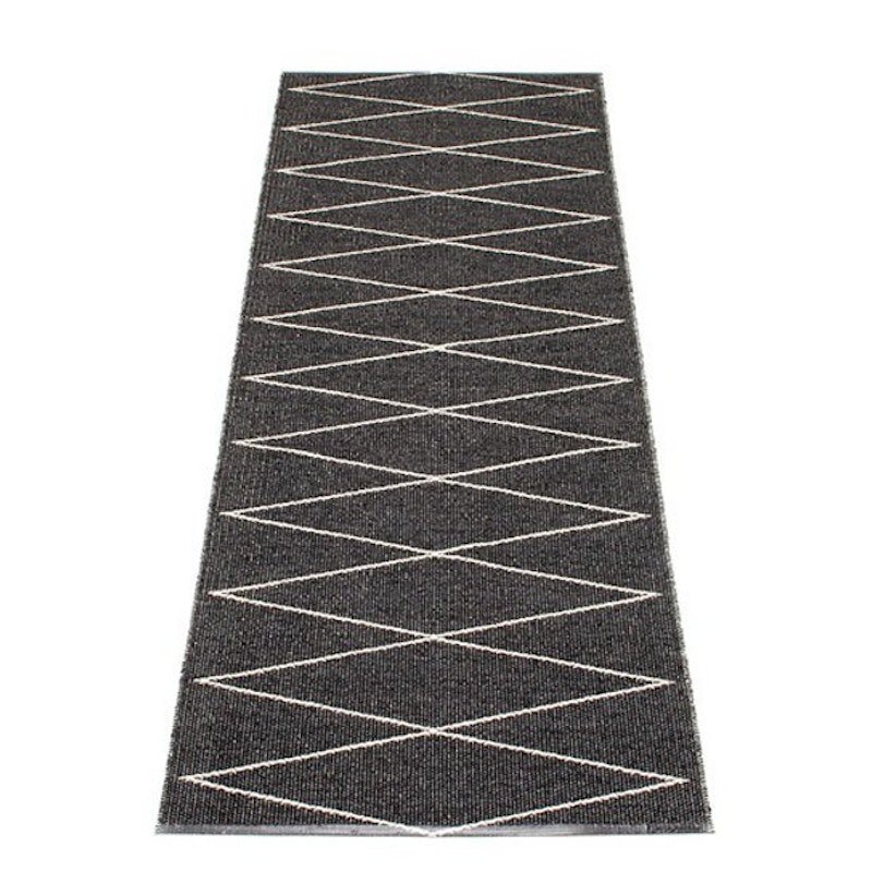 Max Rug 70x320 cm, Black/Vanilla