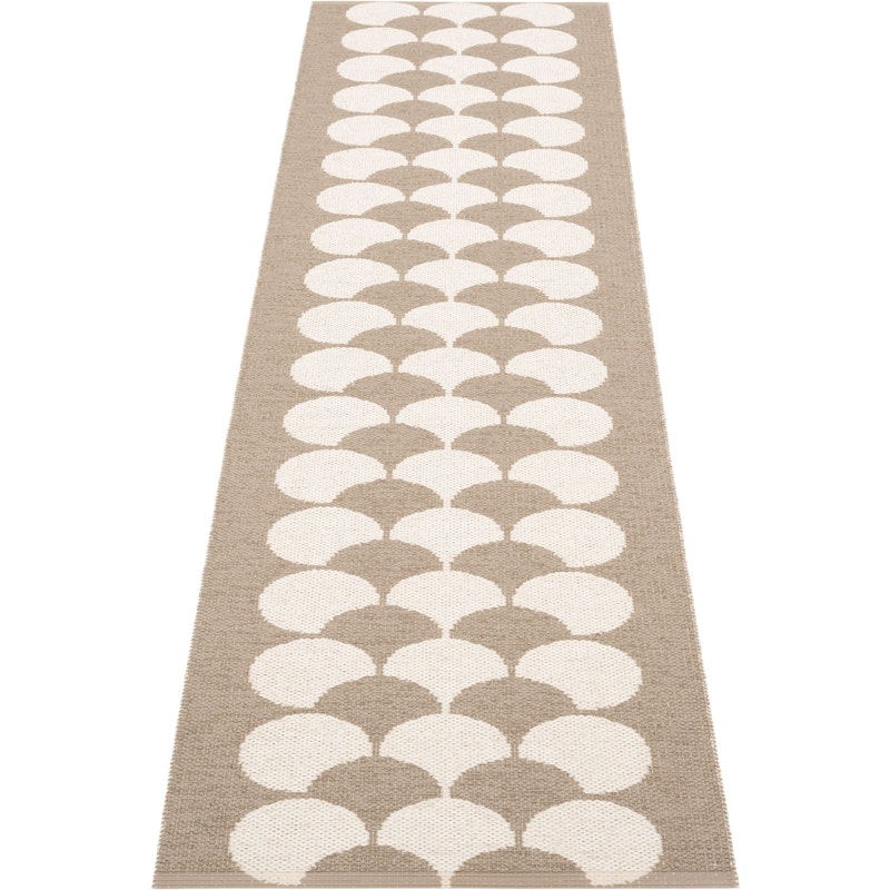Poppy Vloerkleed Beige/Vanille, 70x250 cm