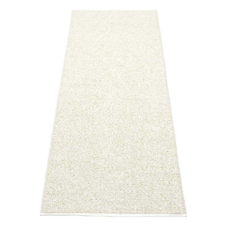 Svea Rug Champagne Metallic/Vanilla, 70x240 cm