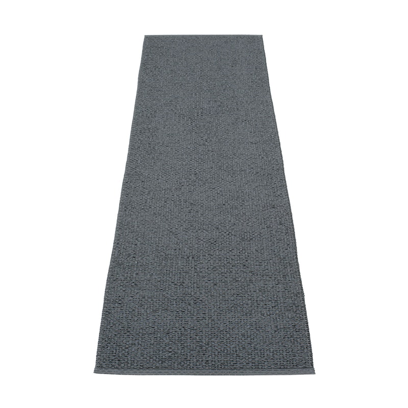 Svea Rug Granit/Black Metallic, 70x240 cm