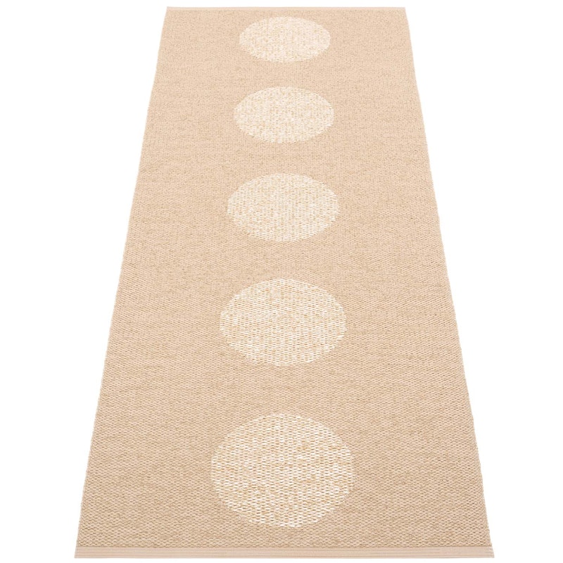 Vera 2.0 Vloerkleed Beige / Beige Metallic, 70x200 cm