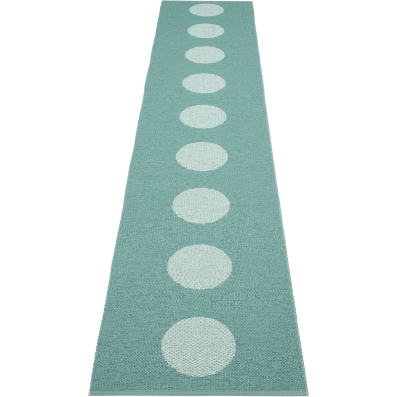 Vera Pop Vloerkleed 70x360 cm, Jade / Pale Turquoise