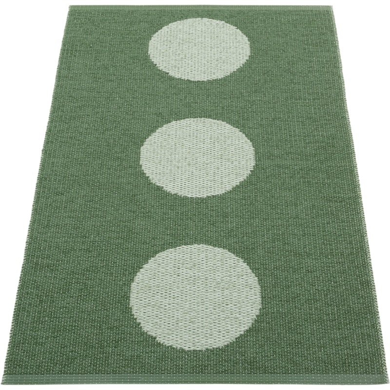 Vera Pop Vloerkleed 70x120 cm, Leaf / Misty Mint