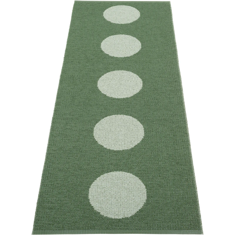 Vera Pop Vloerkleed 70x200 cm, Leaf / Misty Mint
