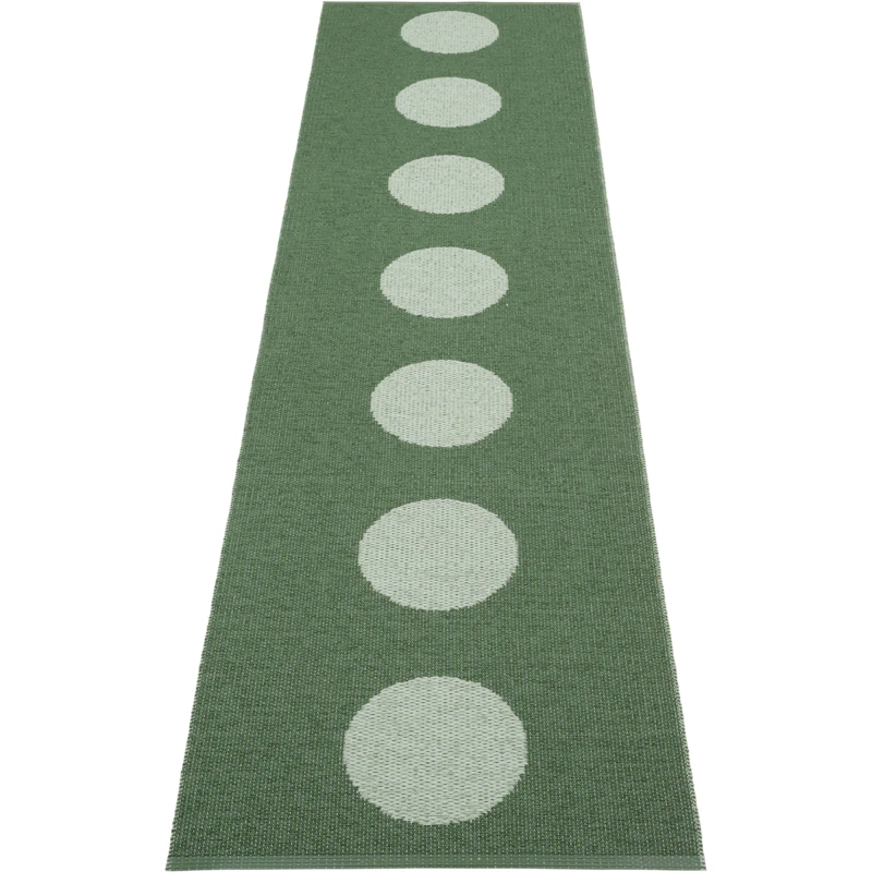 Vera Pop Vloerkleed 70x280 cm, Leaf / Misty Mint
