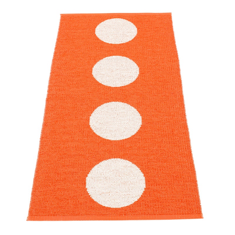 Vera Rug 70x150 cm, Orange/Vanilla