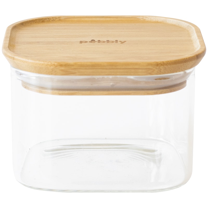 Glazen Pot Met Deksel Vierkant, 50 cl