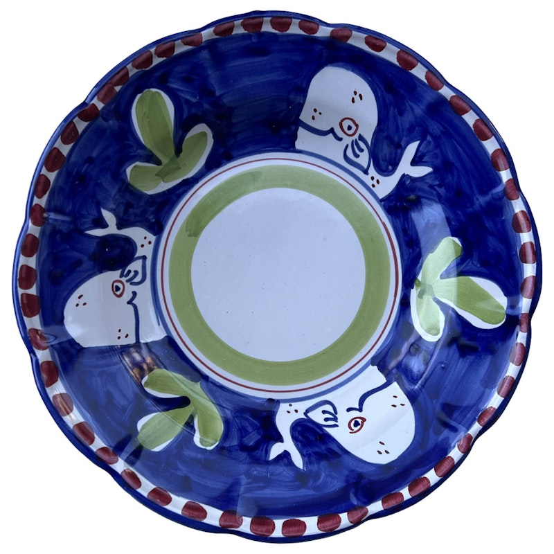 Amalfi Bord 26 cm, Blauw