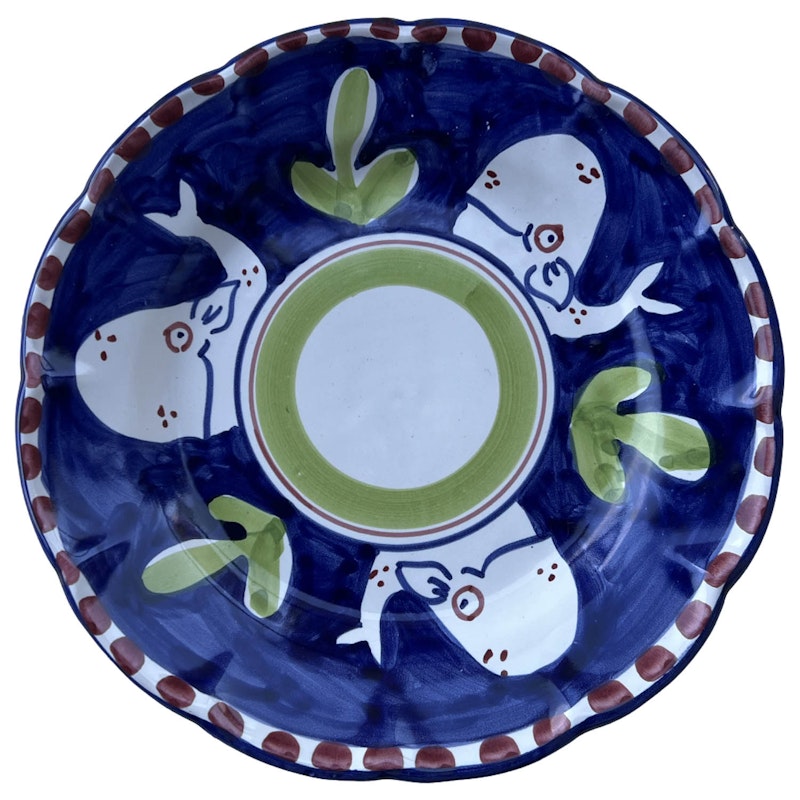 Amalfi Saladebord 20 cm, Blauw