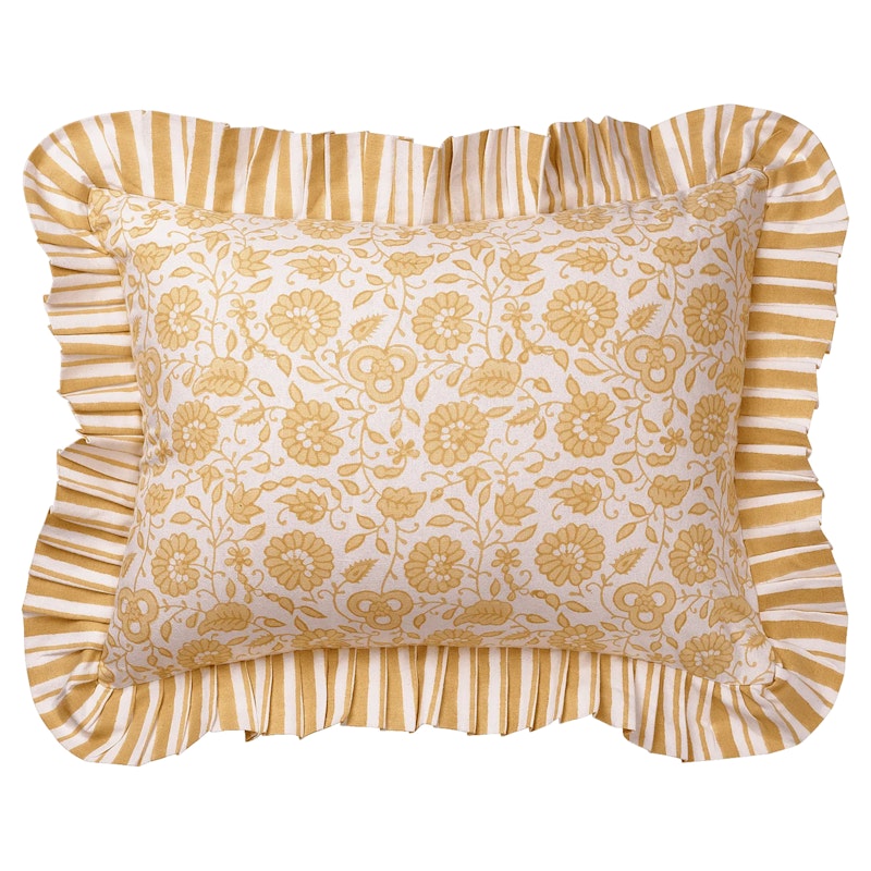 Damson Kussenhoes 30x40 cm, Geel