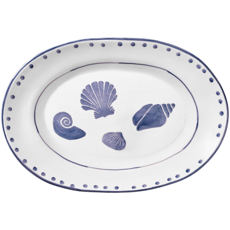 Marine Serveerschaal 28 cm, Blauw