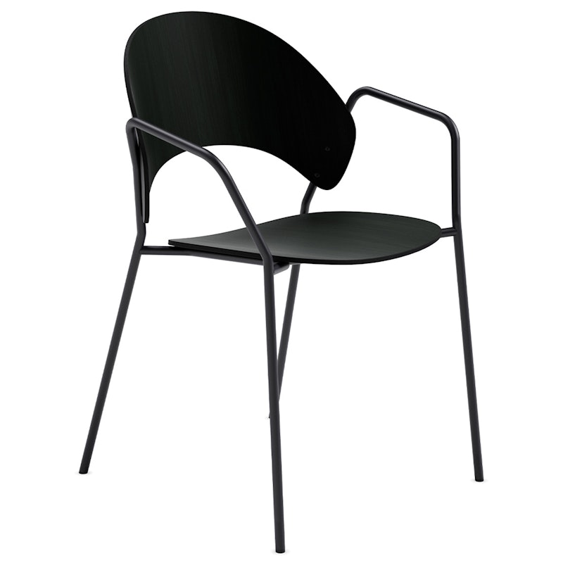 Dosina Fauteuil, Zwart Eiken