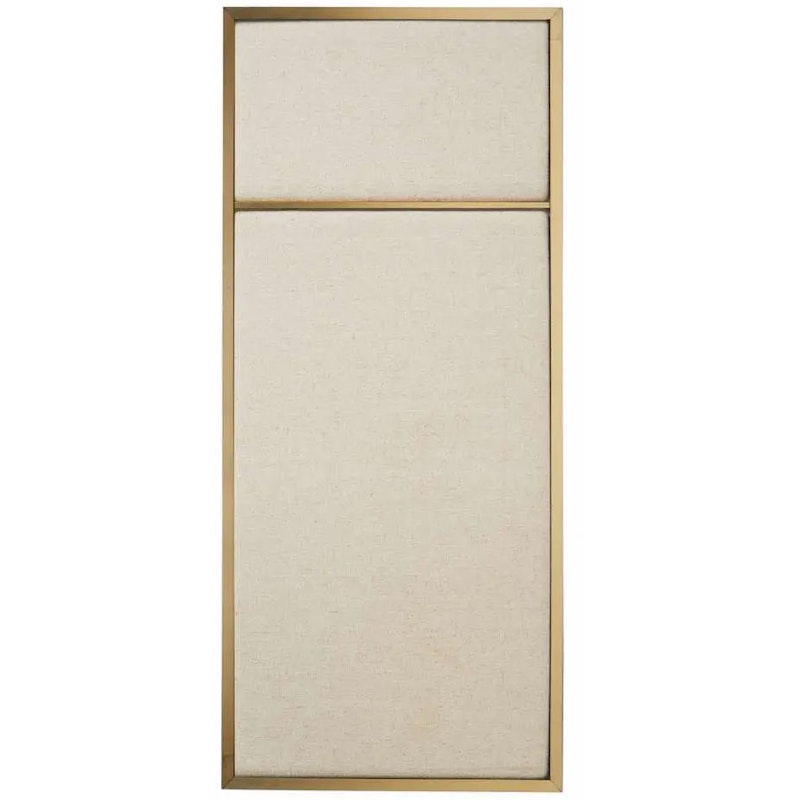 Nouveau Pin Prikbord Klein, Messing / Canvas