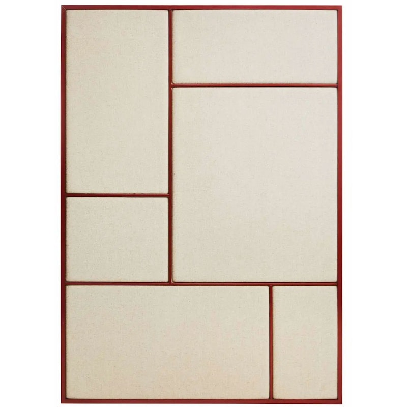 Nouveau Pin Prikbord Groot, Basque Red