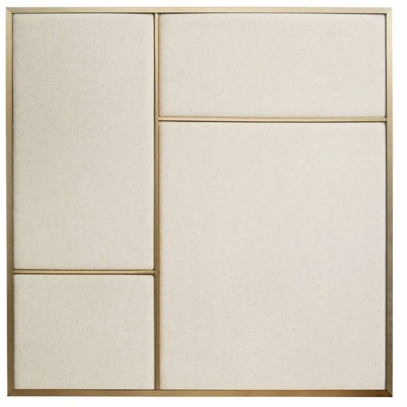 Nouveau Pin Prikbord Medium, Messing / Canvas