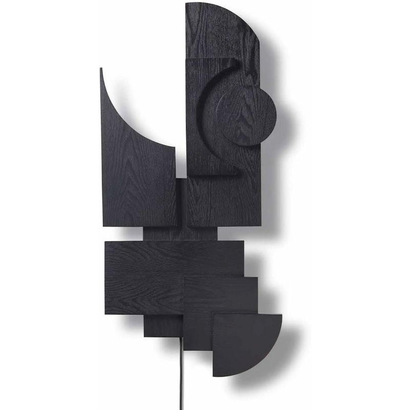 Totem Deco Wandlamp, Zwart