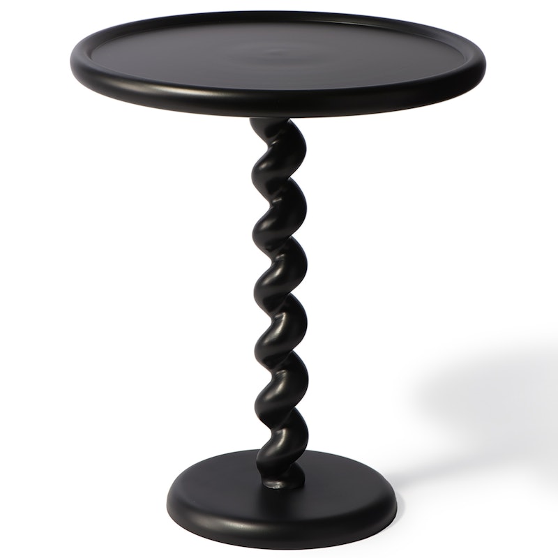 Twister Bijzettafel, Zwart