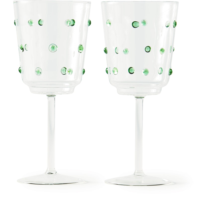 Nob Wijnglas Pak van 2, Groen