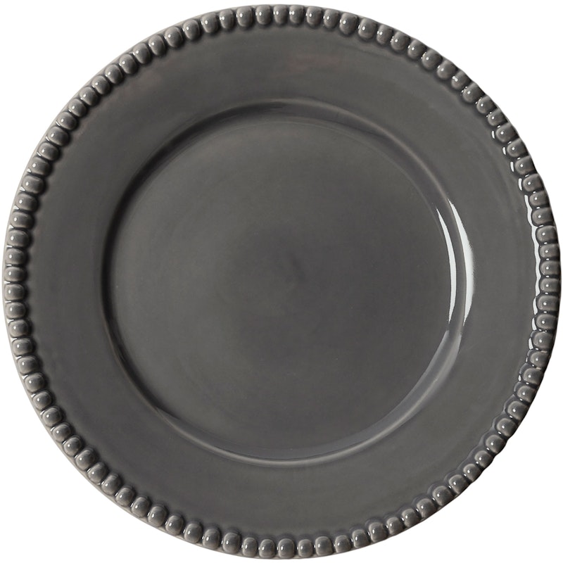 DARIA Dinerbord 28 cm Pak van 2, Clean Grey