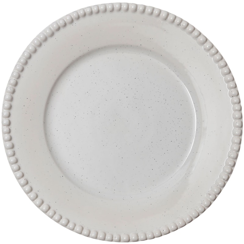 DARIA Dinerbord 28 cm Pak van 2, Cotton White