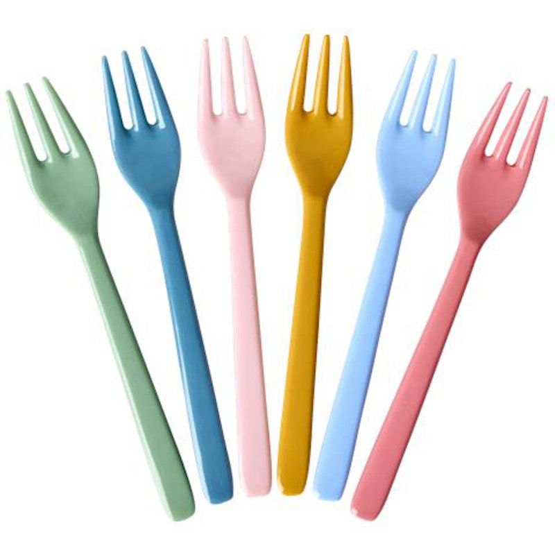 Cakevork Melamine Pak van 6, All You Need is Love and... Colors