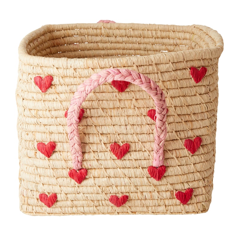 Opbergmand 30x30 cm, Hearts