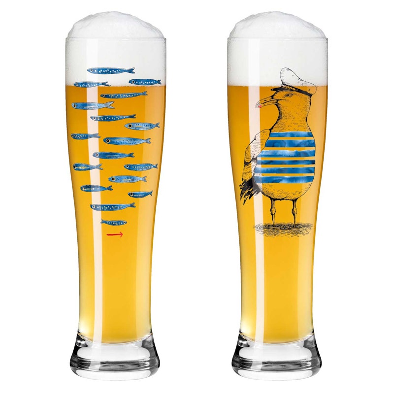 Brauchzeit Bierglazen Pak van 2, #13 & 14