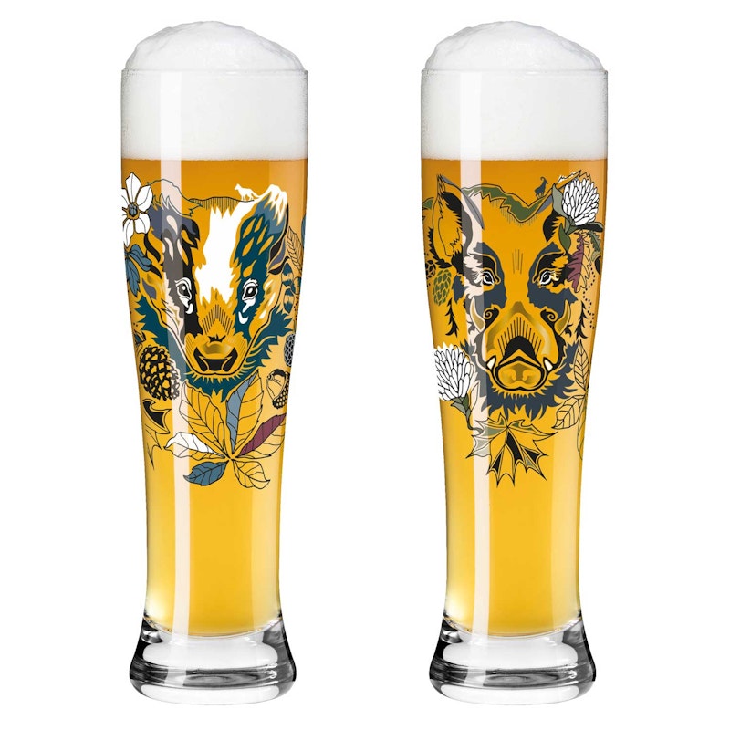 Brauchzeit Bierglazen Pak van 2, #7 & 8