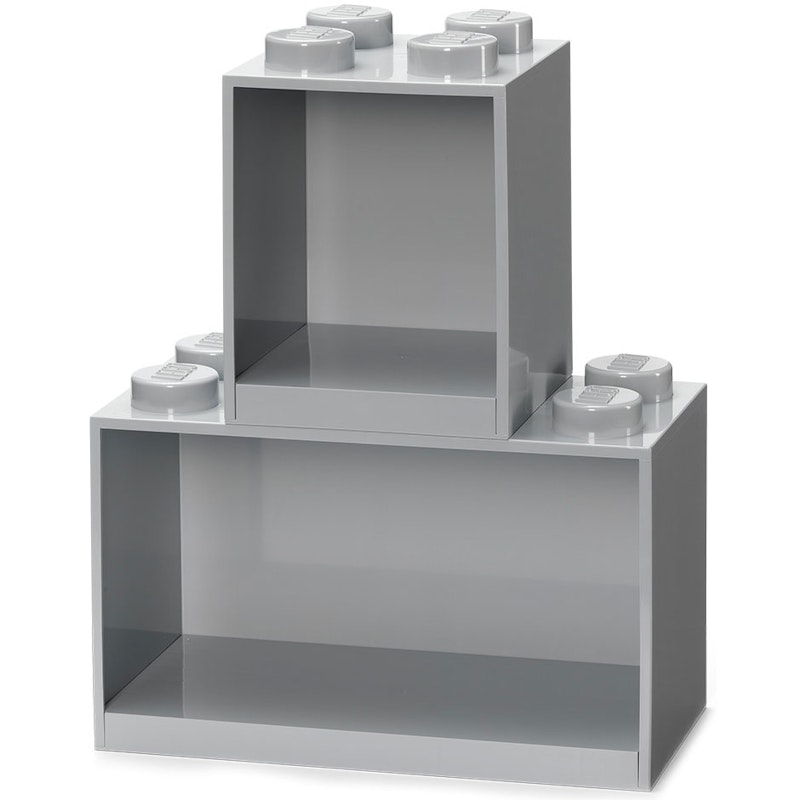 LEGO® Schappen Pak van 2, Medium Stone Grey