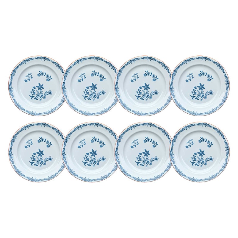 Ostindia Plate 27 cm, 8 Pcs